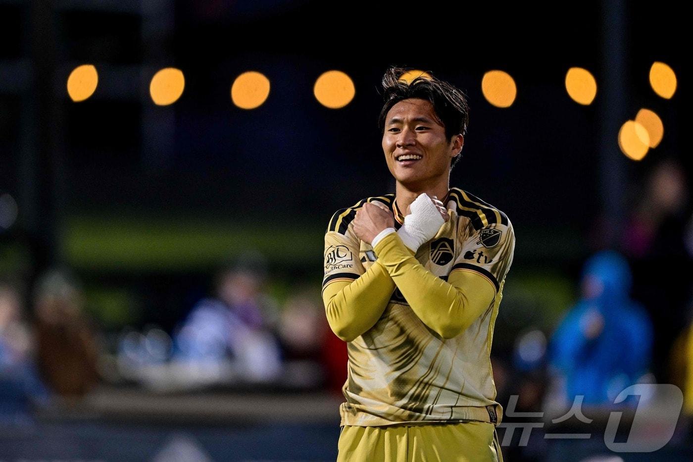 본문 이미지 - MLS 세인트루이스의 정상빈. ⓒ AFP=뉴스1