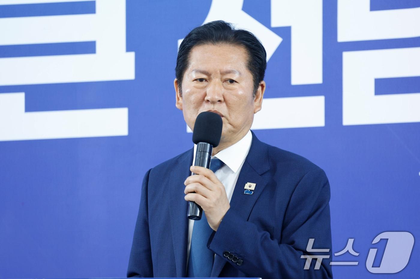 본문 이미지 - 정청래 더불어민주당 총괄선거대책위원장 2026.5.10 ⓒ 뉴스1 김태성 기자