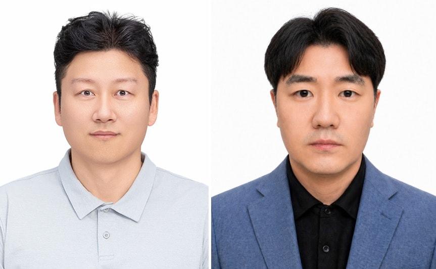 본문 이미지 - (왼쪽부터) 윤훈 한국전력기술 사업책임자와 채재훈 노아닉스 연구소장. (과기정통부 제공)