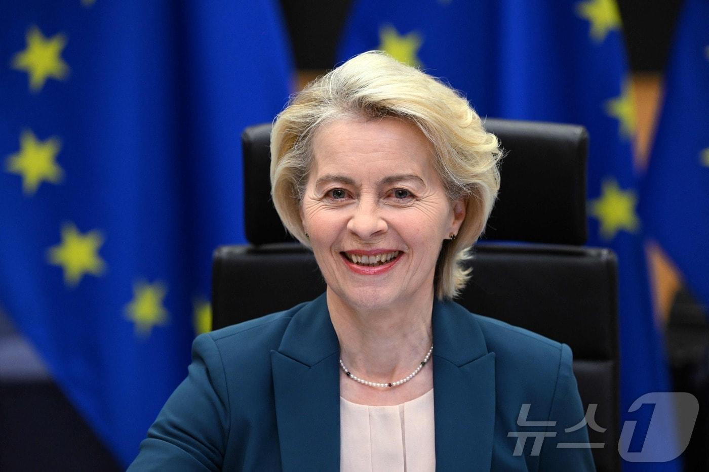본문 이미지 - 우르줄라 폰데어라이엔 유럽연합(EU) 집행위원장.2026.5.6.ⓒ AFP=뉴스1