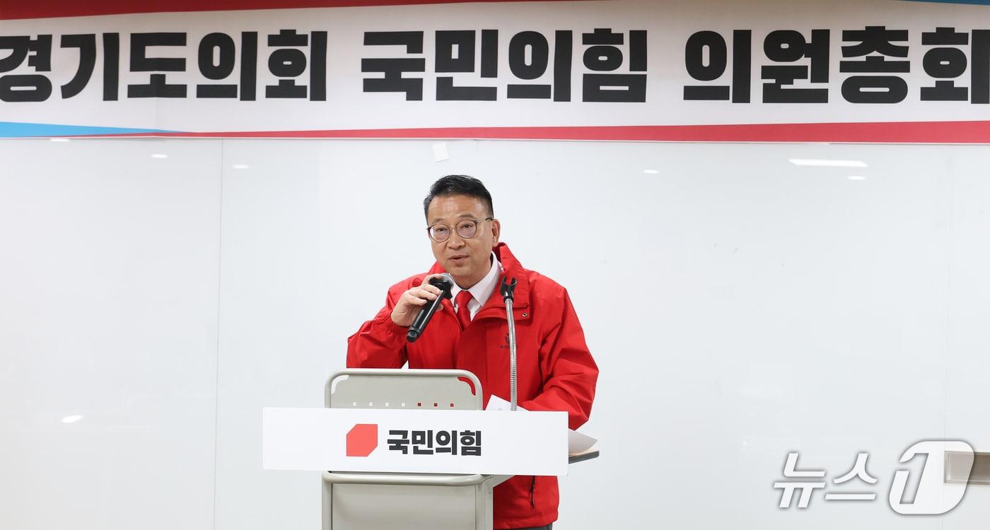 본문 이미지 - 백현종 경기도의회 국민의힘 대표의원이 15일 선거사무소 개소식을 열고 본격적인 3선 도전에 나선다.(백현종 도의원 제공. 재판매 및 DB금지)/뉴스1