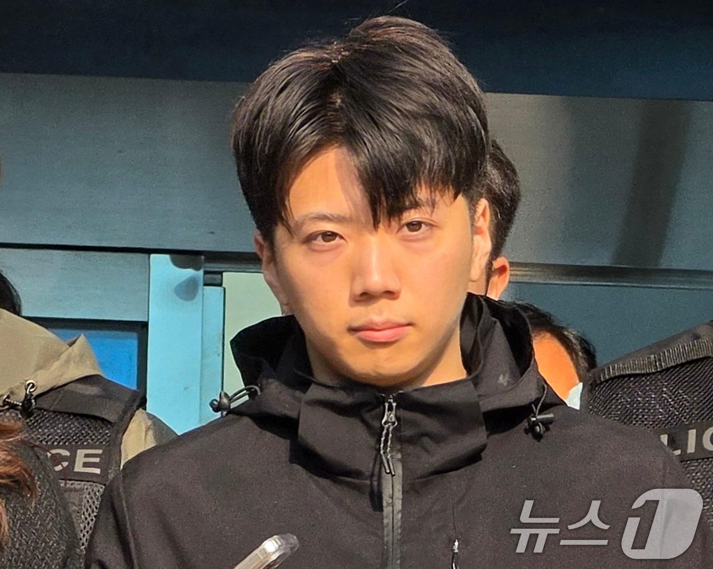 본문 이미지 -  '성범죄 목적 여고생 살인범' 장윤기. ⓒ 뉴스1 이수민 기자