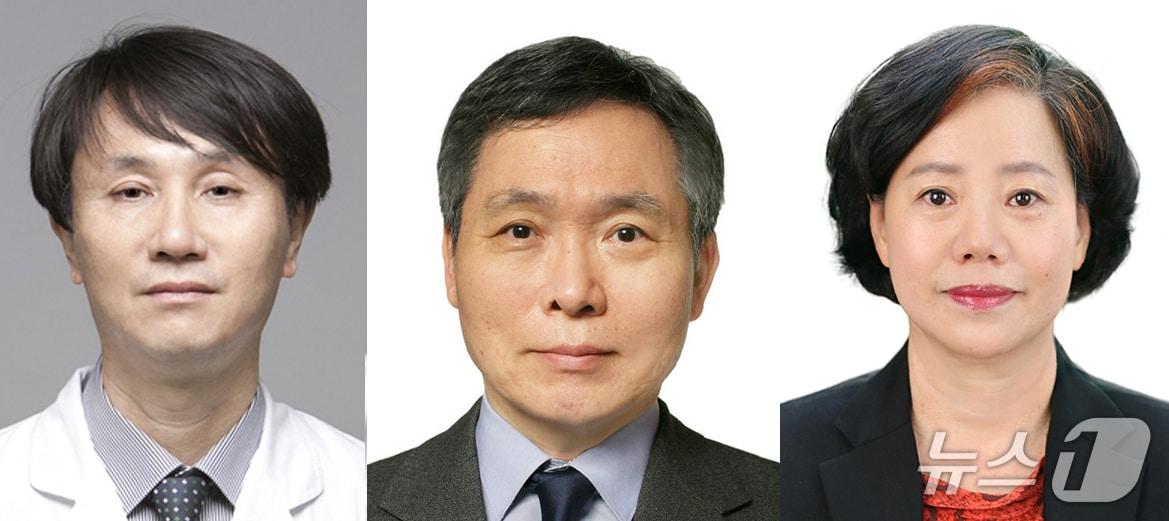 본문 이미지 - 을지대학교 의과대학 의학과 내과학교실 박강서 교수(왼쪽부터), 의학과 생화학교실 백행운 교수, 교양학부 문보영 교수. (을지대학교 제공. 재판매 및 DB금지) 2026.5.15/뉴스1