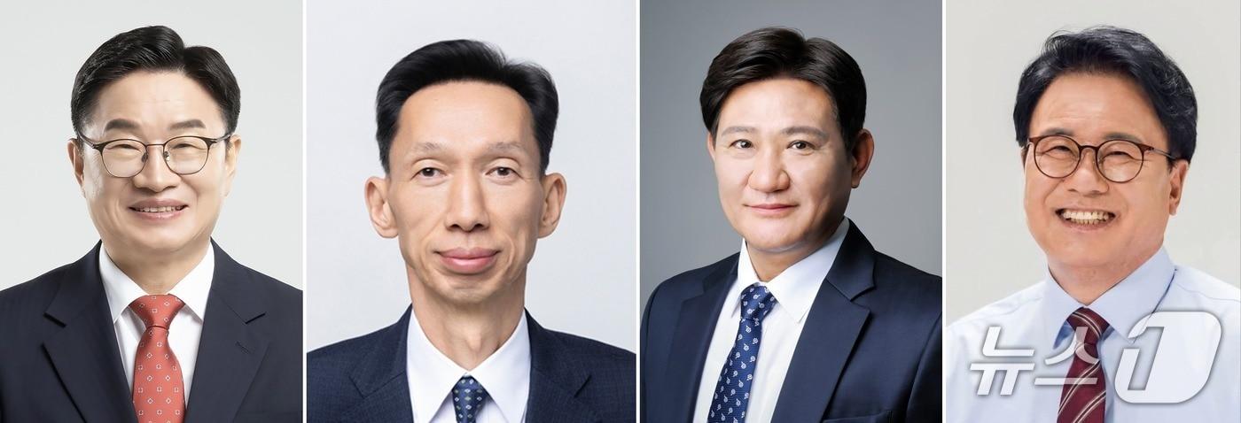 본문 이미지 - 경남교육감 선거에 출마한 권순기·김준식·송영기·오인태 후보.(중앙선거관리위원회 선거통계 시스템 갈무리.)