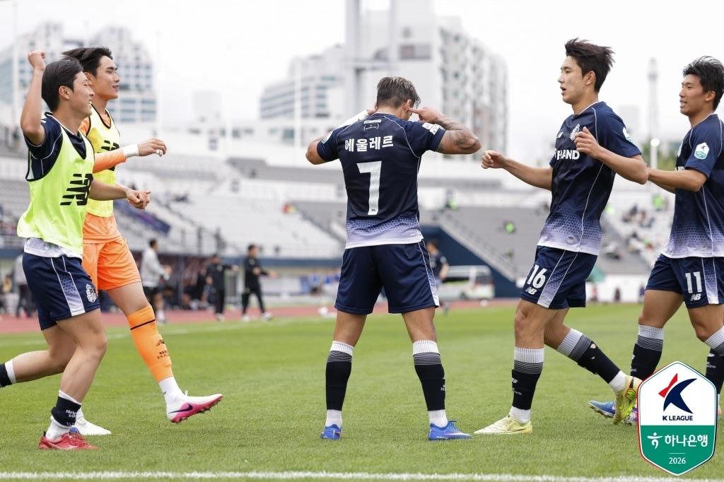 본문 이미지 - 서울이랜드FC 에울레르. (한국프로축구연맹 제공)