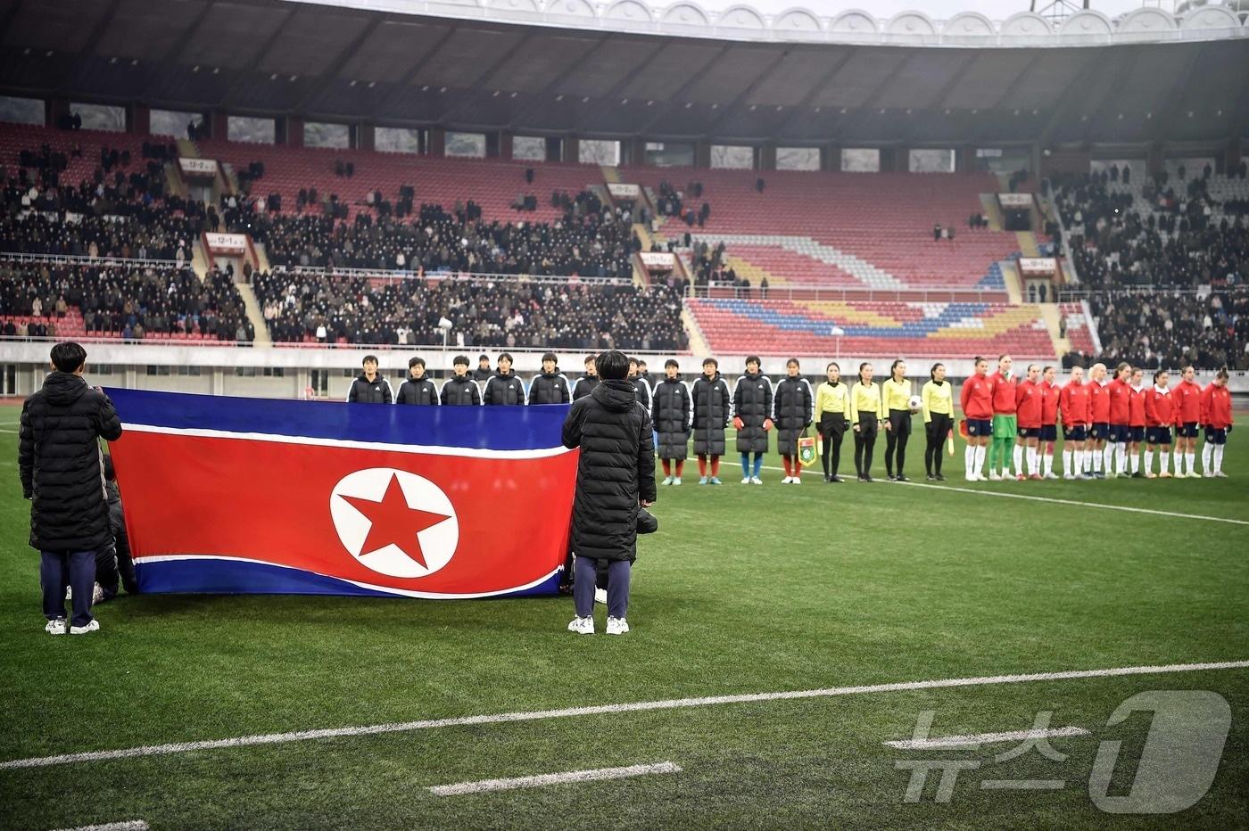 본문 이미지 - 북한 여자축구. ⓒ AFP=뉴스1