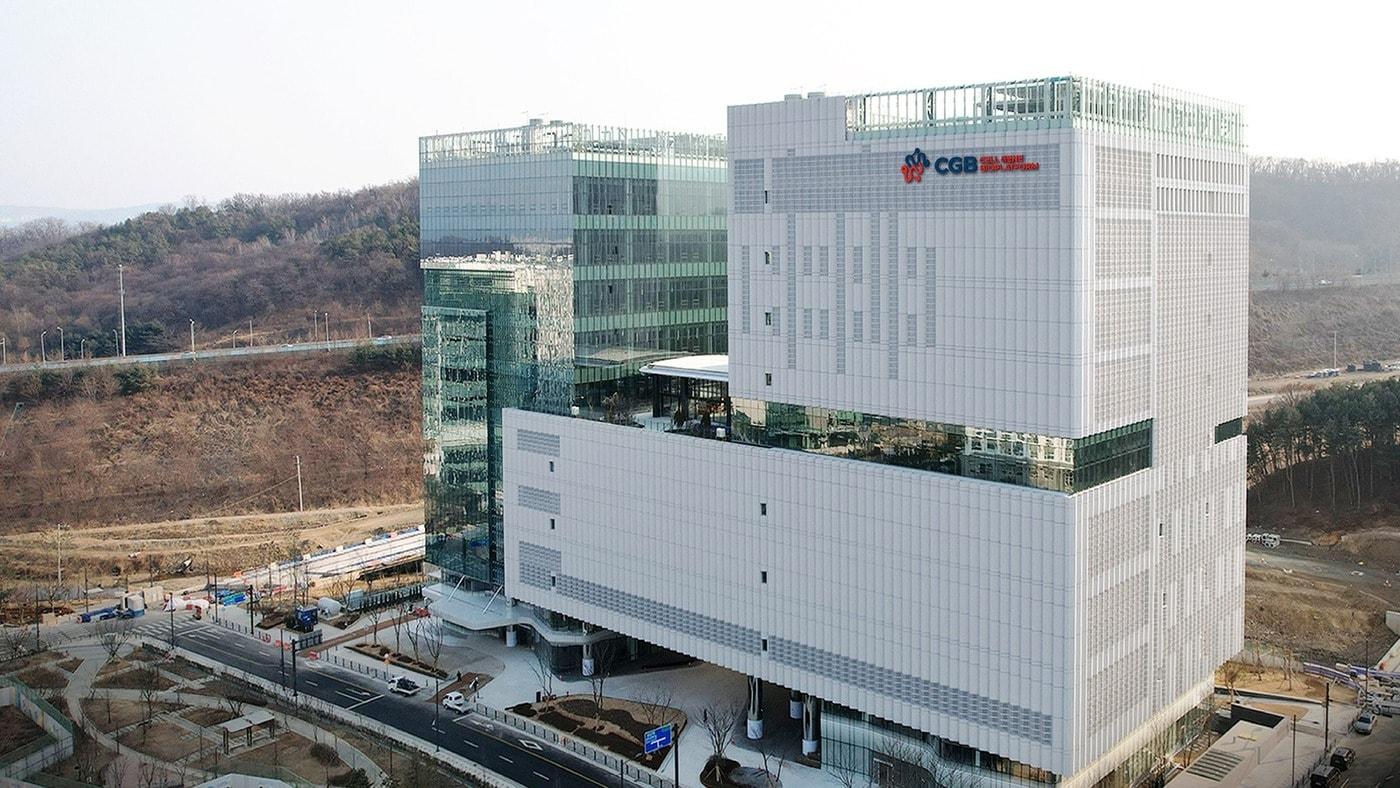 본문 이미지 - K-Bio CIC가 들어설 판교 제2테크노밸리 CGB 전경. (차바이오그룹 제공)