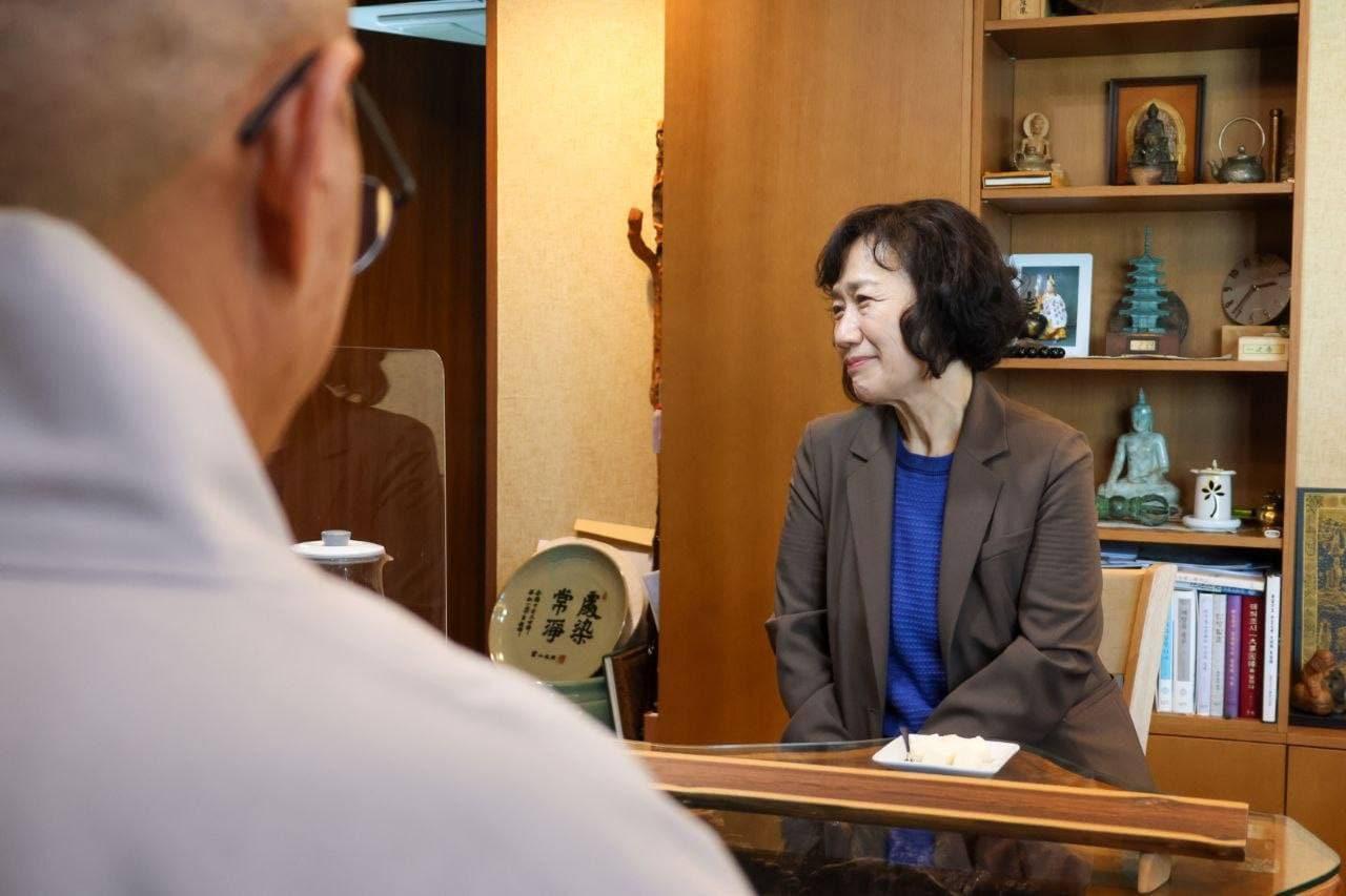 본문 이미지 - 정원오 더불어민주당 서울시장 후보 배우자 문혜정 씨 (정원오 후보 측 제공)