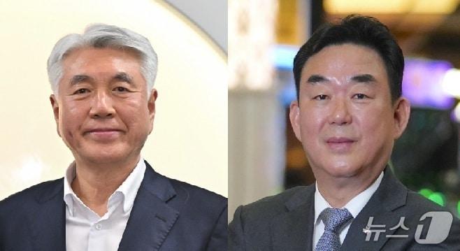 본문 이미지 - 민선 9기 강원 정선군수 선거에 도전하는 최승준 더불어민주당 후보(왼쪽)와 최철규 국민의힘 후보. 사진은 정당 순. (재판매 및 DB금지)/뉴스1