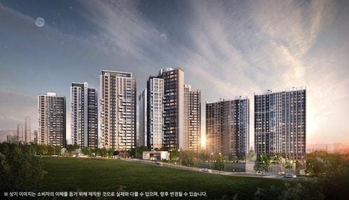 본문 이미지 - 라클라체 자이 드파인 조감도 (GS건설 제공)