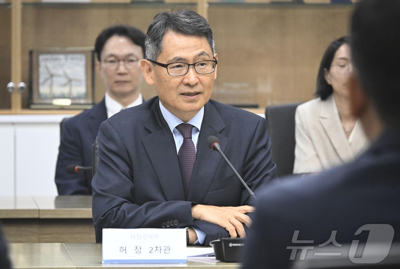 본문 이미지 - 허장 재정경제부 2차관이 지난 19일 서울 여의도 한국수출입은행에서 열린 공급망안정화기금 상생협약식에서 발언을 하고 있다. (재정경제부 제공. 재판매 및 DB 금지) 2026.5.19 ⓒ 뉴스1