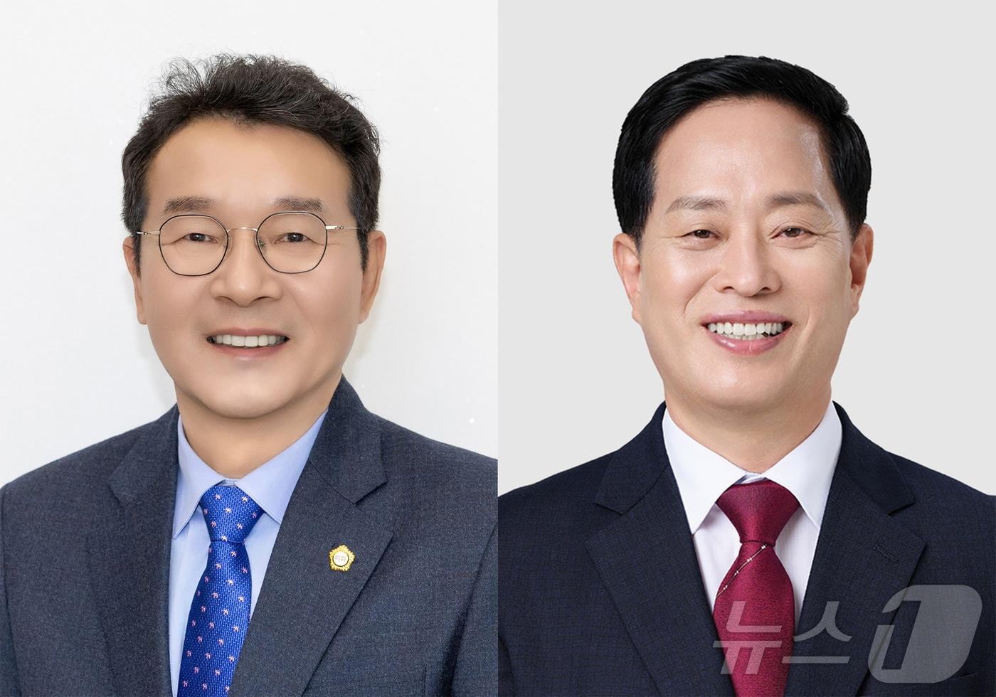 본문 이미지 - 대구 북구청장 선거에 나선 최우영 더불어민주당 후보(왼쪽)와 이근수 국민의힘 후보.ⓒ 뉴스1 이성덕 기자