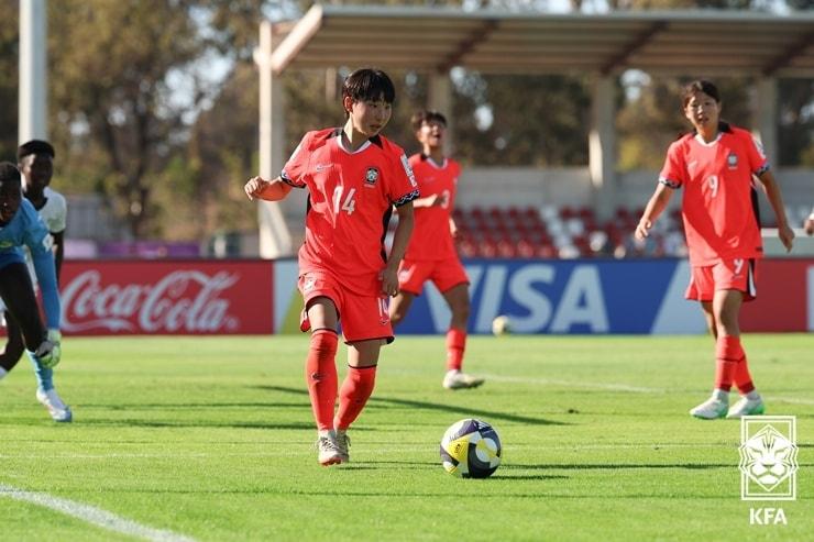 본문 이미지 -  여자 U17 아시안컵 백서영(대한축구협회 제공)(