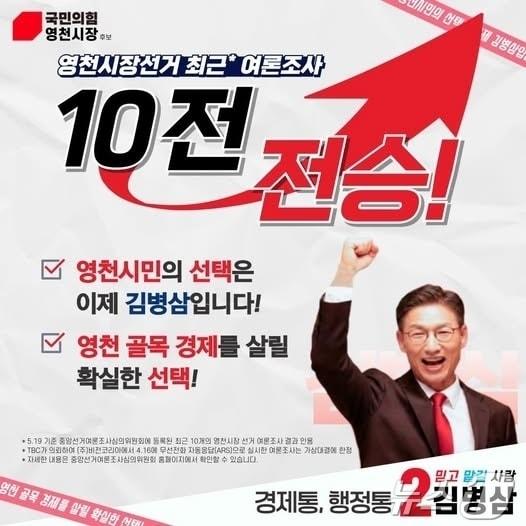 본문 이미지 - 김병삼 국민의힘 영천시장 후보 카드뉴스 ⓒ 뉴스1 정우용 기자
