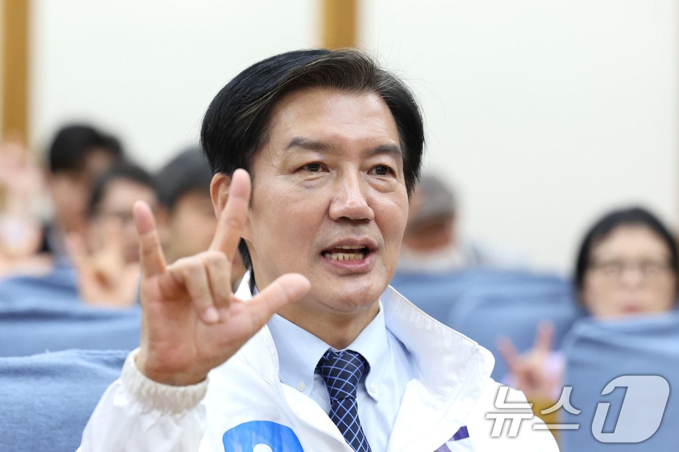 본문 이미지 - 조국 전 조국혁신당 대표. 2026.5.20 ⓒ 뉴스1 신웅수 기자