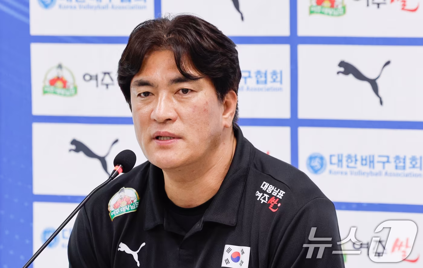 본문 이미지 - 여자 배구 국가대표팀 차상현 감독. ⓒ 뉴스1 안은나 기자