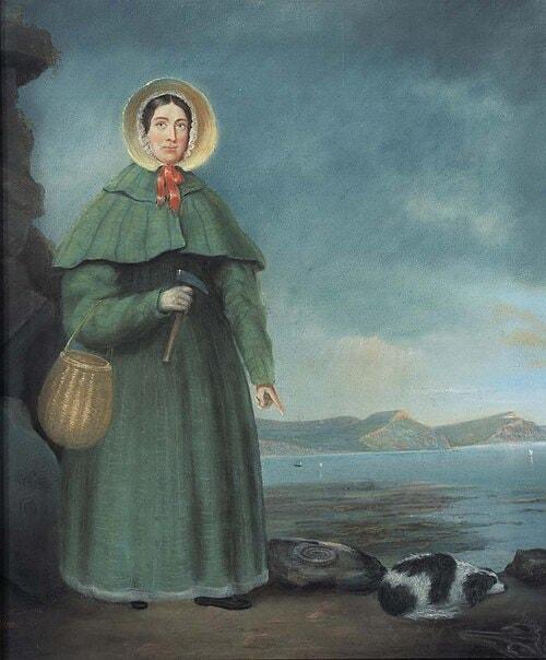 본문 이미지 - 메리 애닝 (출처: B. J. Donne, Public domain, via Wikimedia Commons)