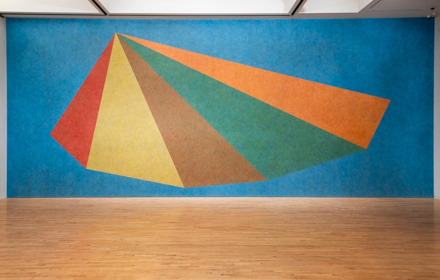 본문 이미지 - Sol LeWitt Open Structure_Wall Drawing #770(아모레퍼시픽미술관 제공)