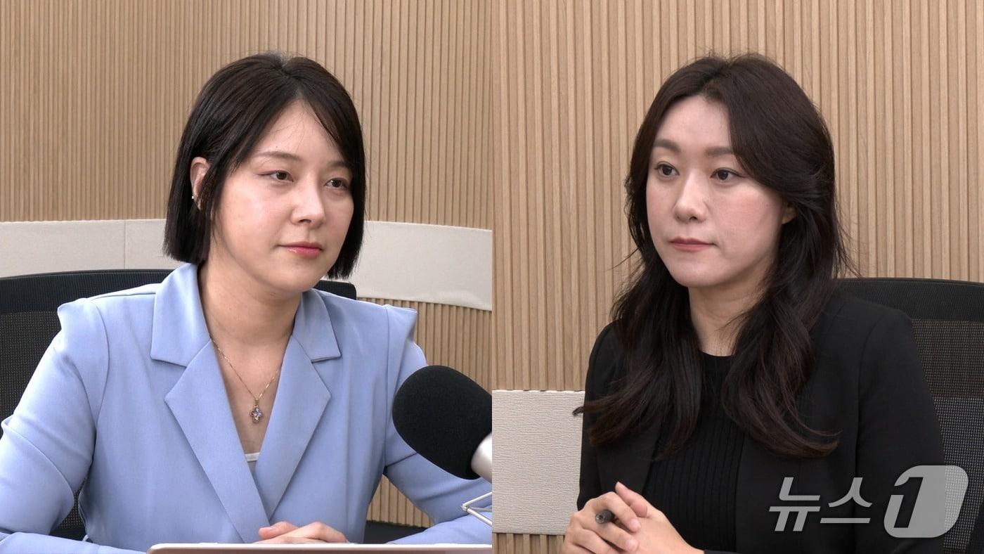 본문 이미지 - 뉴스1TV '팩트앤뷰'에 출연한 정은혜 전 더불어민주당 의원과 정경욱 국민의힘 미디어대변인. 2026.5.21./뉴스1