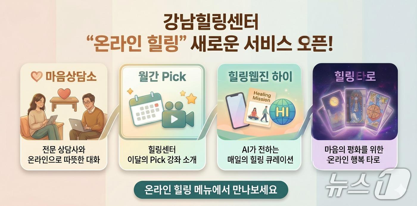 본문 이미지 - 온라인 힐링 서비스.(강남구 제공)