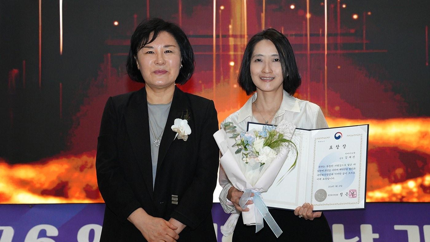 본문 이미지 - 강재선 차바이오텍 상무(오른쪽).(차바이오텍 제공)