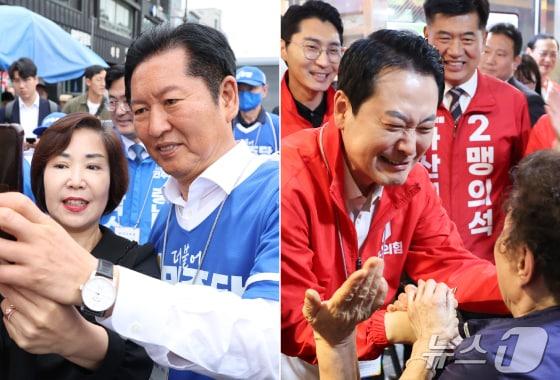 본문 이미지 - 정청래 더불어민주당 대표와 장동혁 국민의힘 대표.  