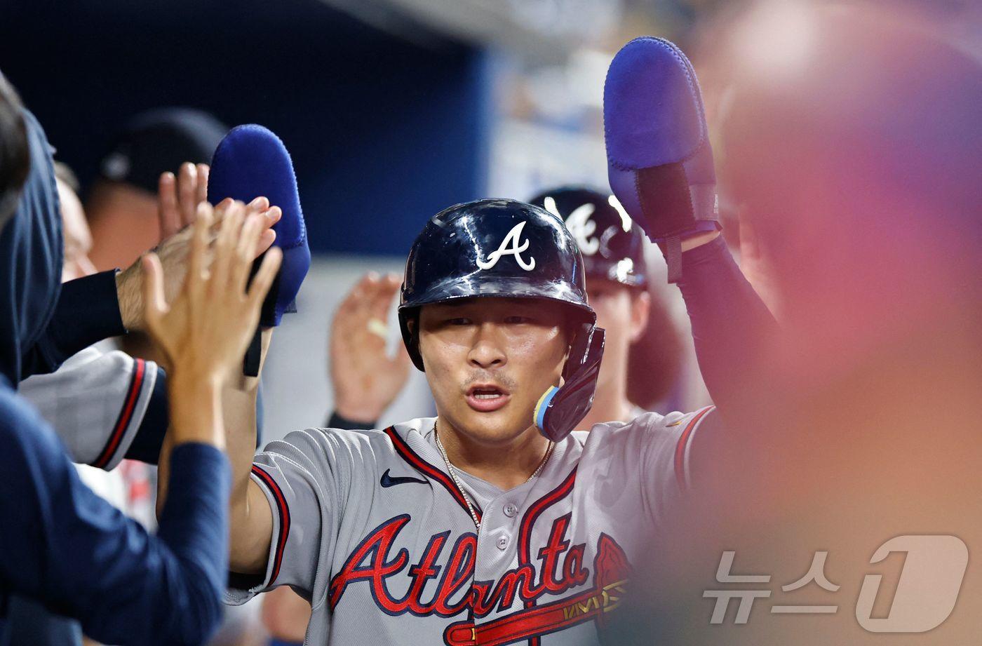 본문 이미지 - 김하성(31·애틀랜타 브레이브스). ⓒ AFP=뉴스1