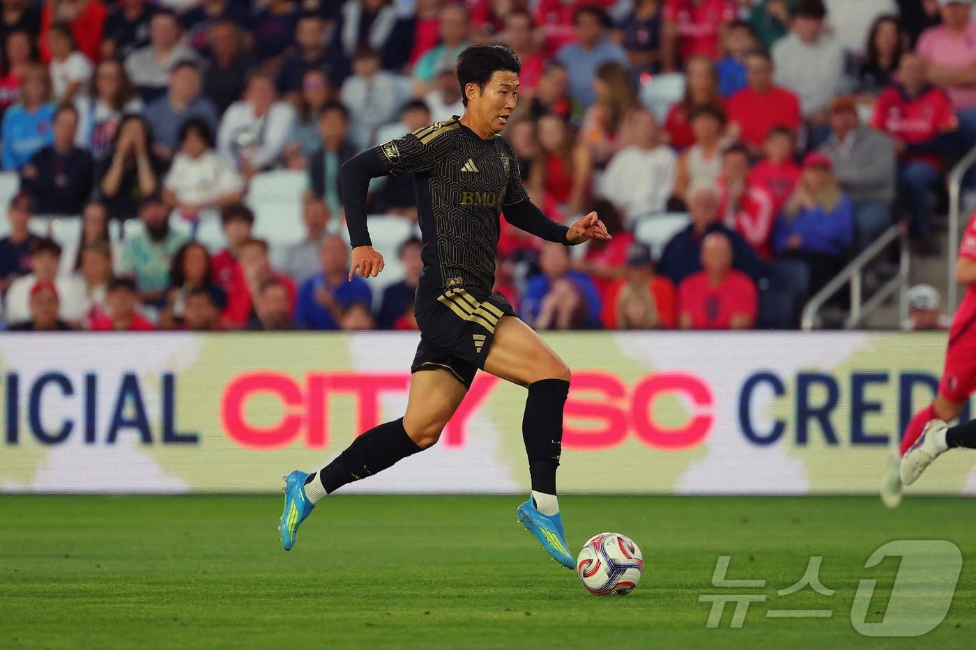 본문 이미지 - MLS LA FC의 손흥민. ⓒ AFP=뉴스1