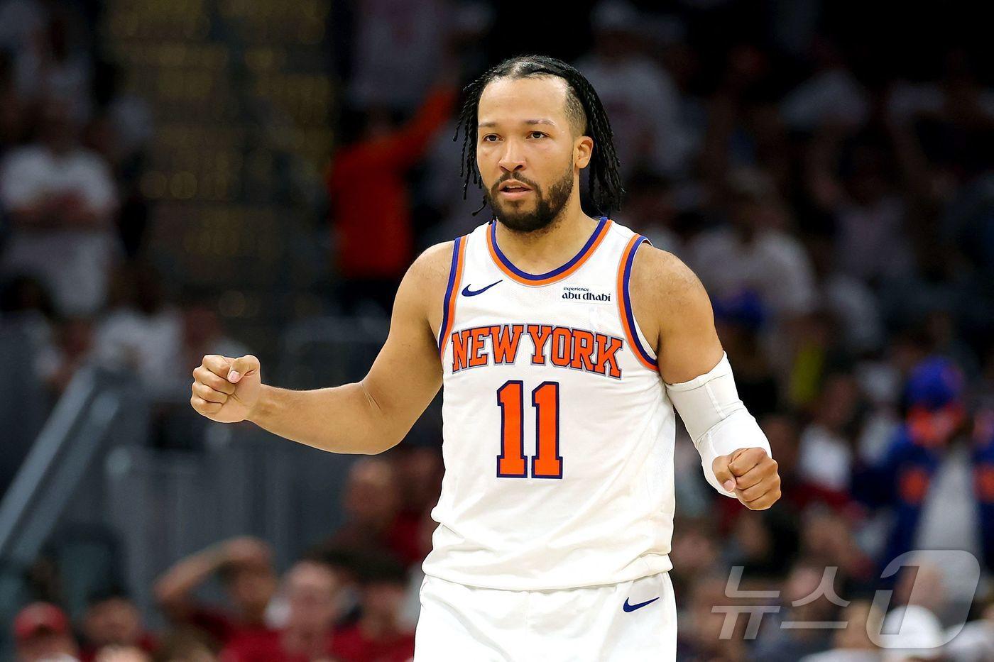 본문 이미지 - NBA 뉴욕 제일런 브런슨. ⓒ AFP=뉴스1