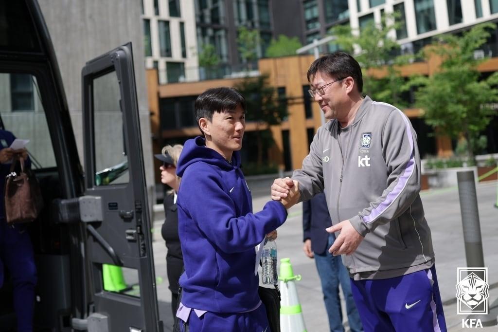 본문 이미지 - 홍명보호 사전 캠프에 합류한 황인범(대한축구협회 제공) 