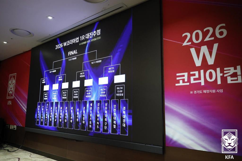본문 이미지 - 여자축구 최강자를 가리는 ‘W코리아컵’이 신설, 시범 운영에 들어간다. (KFA 제공)