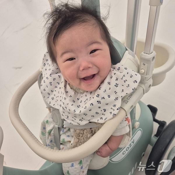 본문 이미지 - 생후 9개월에 뇌사 장기기증으로 3명의 생명을 살리고 떠난 장소민 양. (한국장기조직기증원 제공)