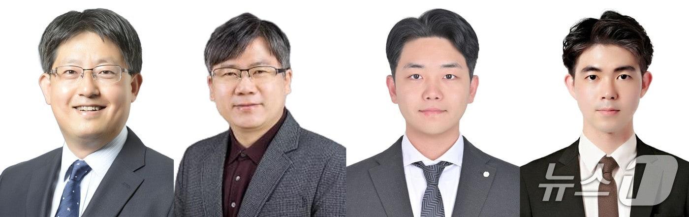 본문 이미지 - 권인찬·태기융 교수, 이재훈 박사, 정준영 박통합과정생(왼쪽부터)(지스트 제공,재판매 및 DB금지)/뉴스1 