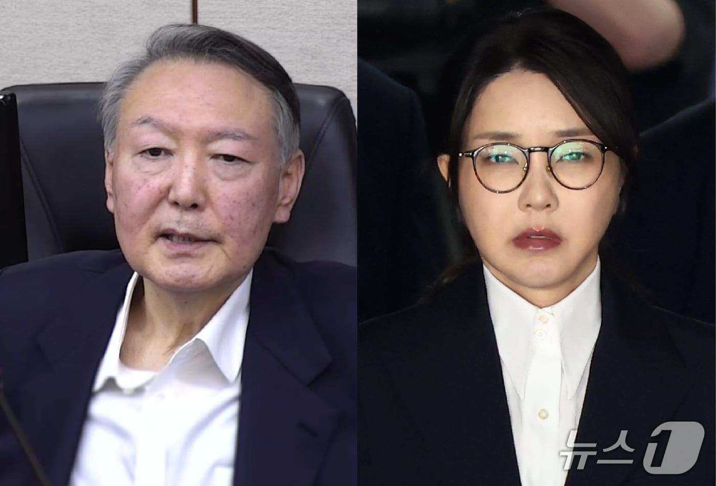 본문 이미지 - 윤석열 전 대통령(왼쪽)과 김건희 여사. /뉴스1 DB