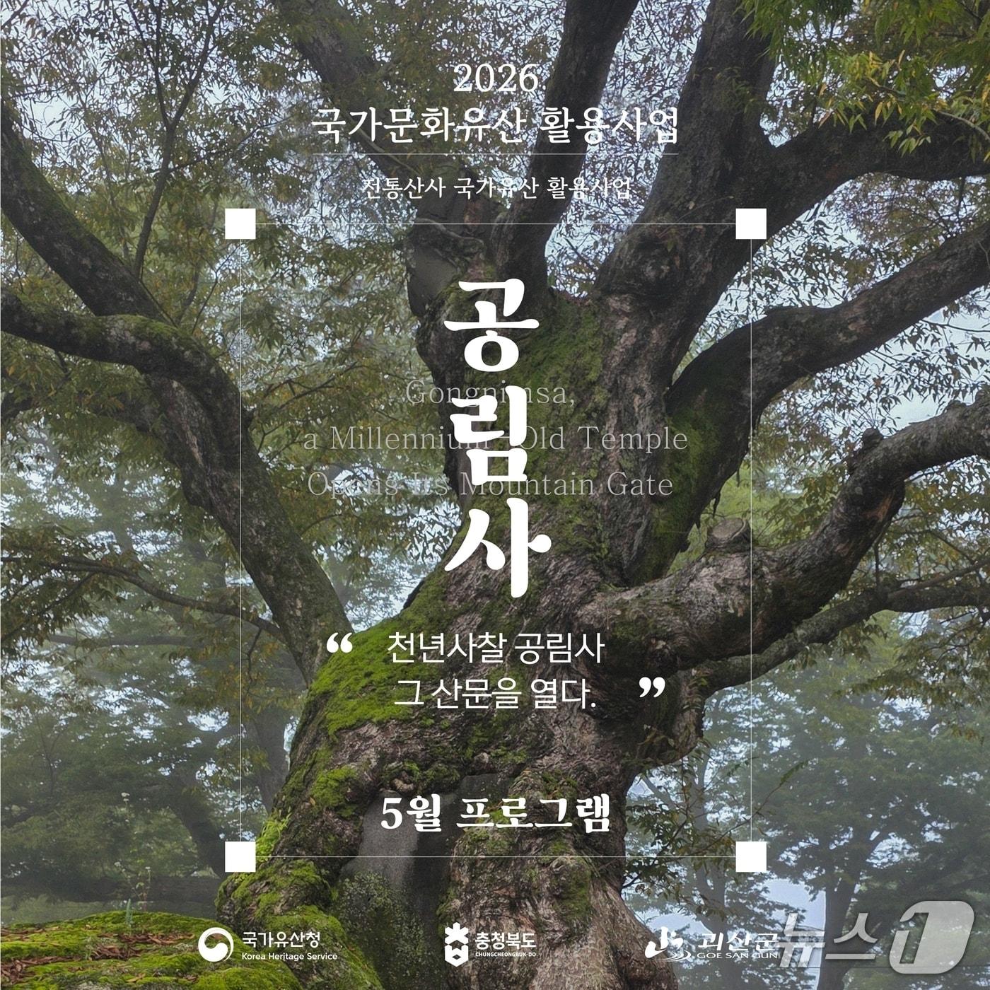 본문 이미지 - 공림사 산사체험 포스터.(괴산군 제공. 재판매 및 DB금지)/뉴스1