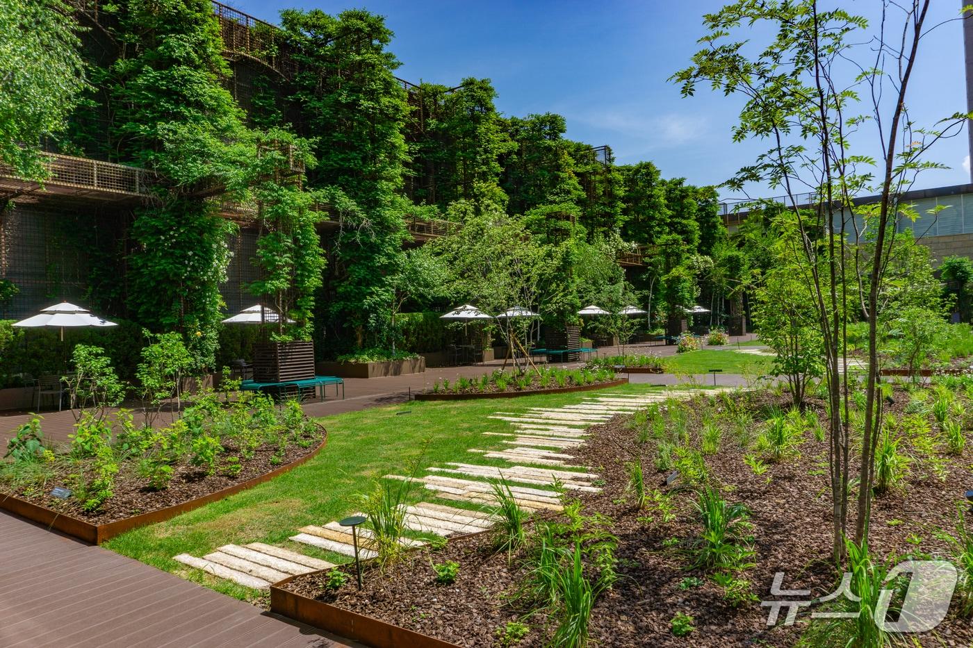 본문 이미지 - 현대백화점 충청점 하늘정원.(백화점 제공. 재판매 및 DB금지)/뉴스1
