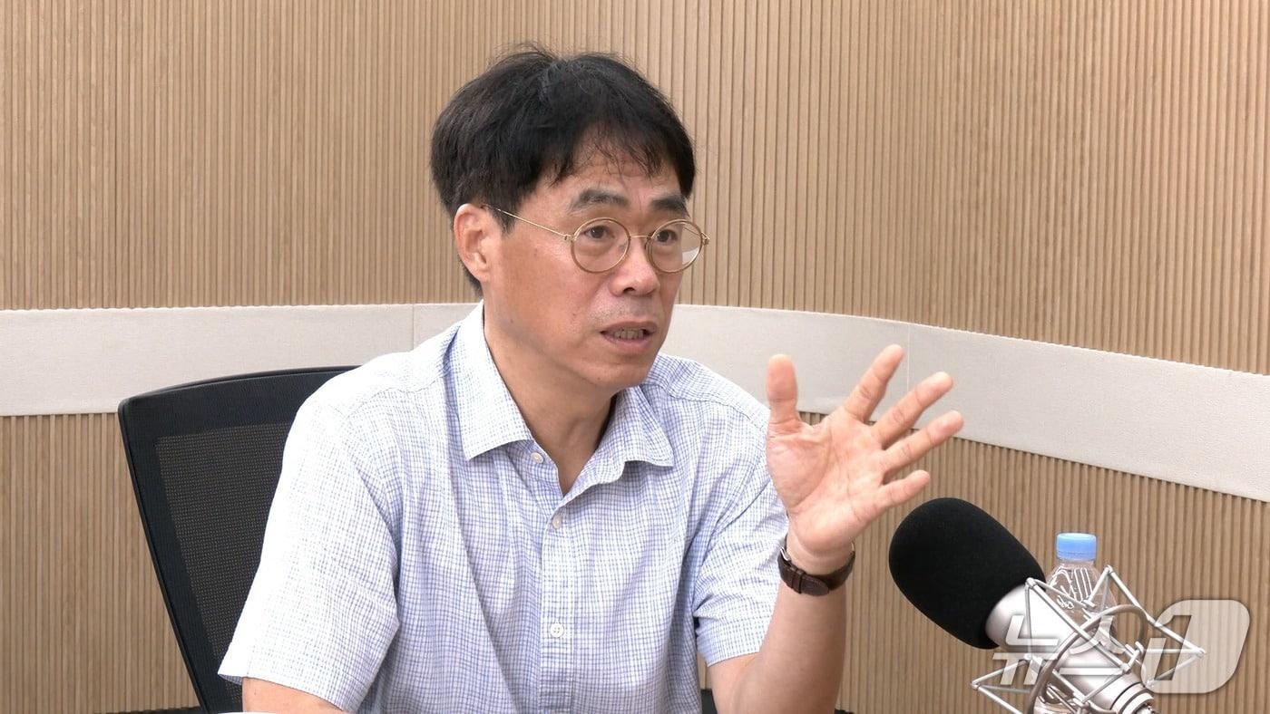 본문 이미지 - 뉴스1TV '팩트앤뷰'에 출연한 김경율 전 국민의힘 비상대책위원. /2026.5.28.