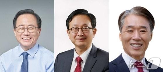 본문 이미지 - 6.3지방선거 부산시교육감 후보.(왼쪽부터 김석준 후보, 정승윤 후보, 최윤홍 후보(가나다 순). 재판매 및 DB금지