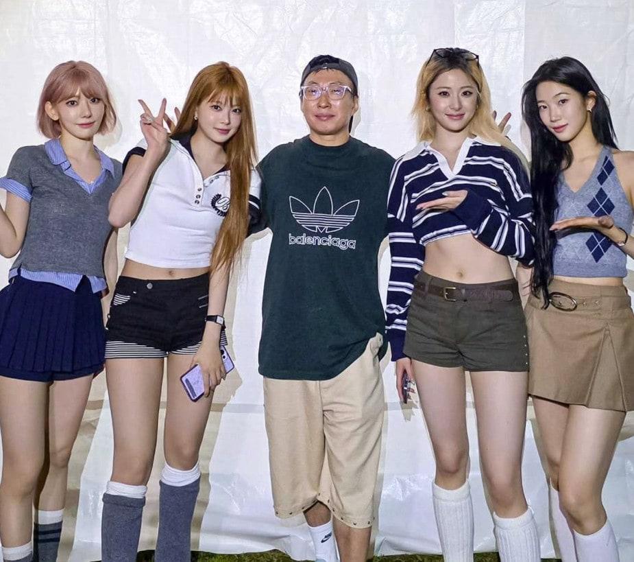 본문 이미지 - 르세라핌 박명수/인스타그램 캡처