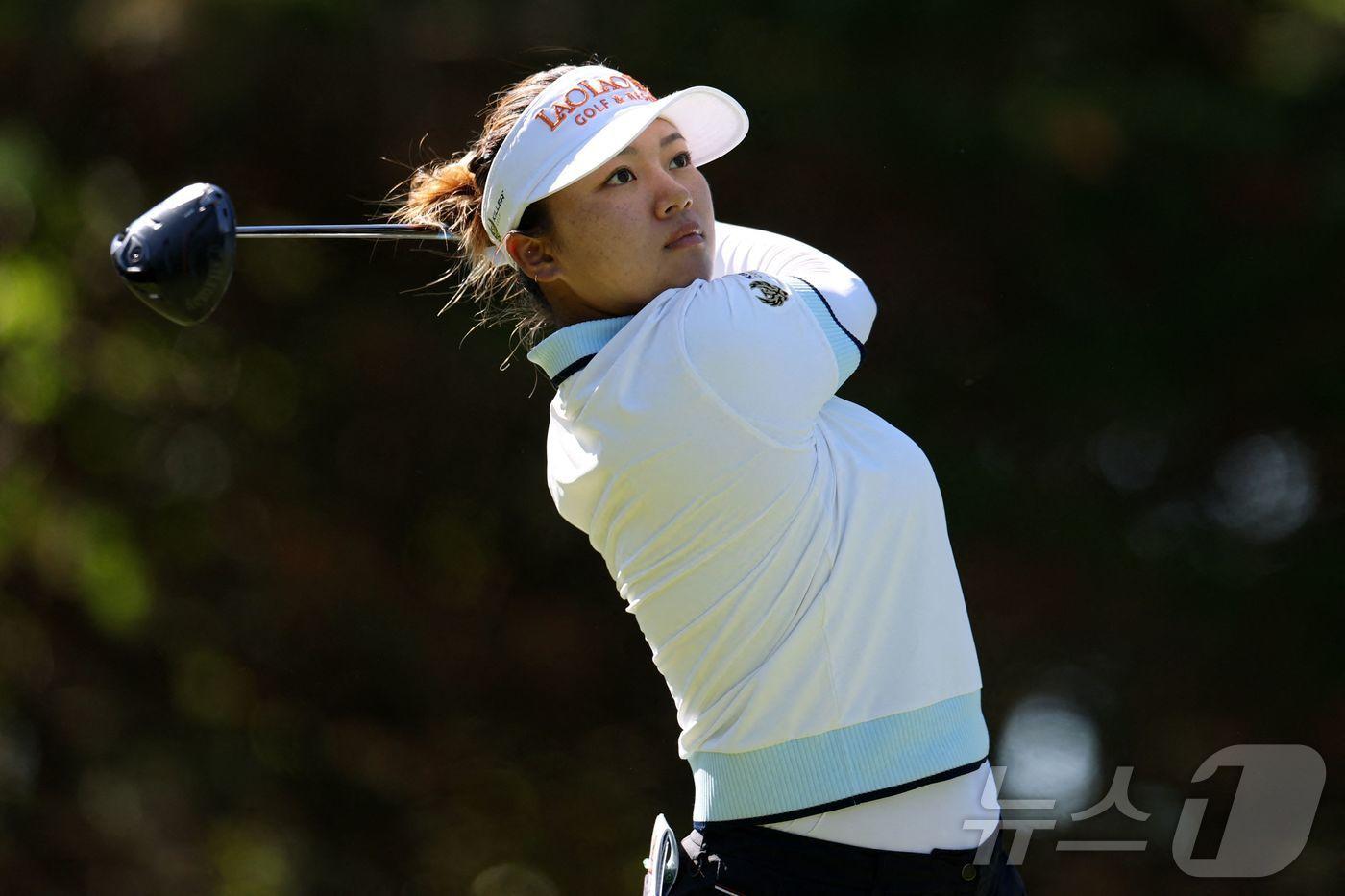 본문 이미지 - 숍라이트 LPGA 1라운드 공동 6위에 오른 주수빈 ⓒ AFP=뉴스1