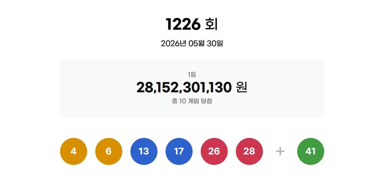 본문 이미지 - 동행복권 홈페이지 갈무리