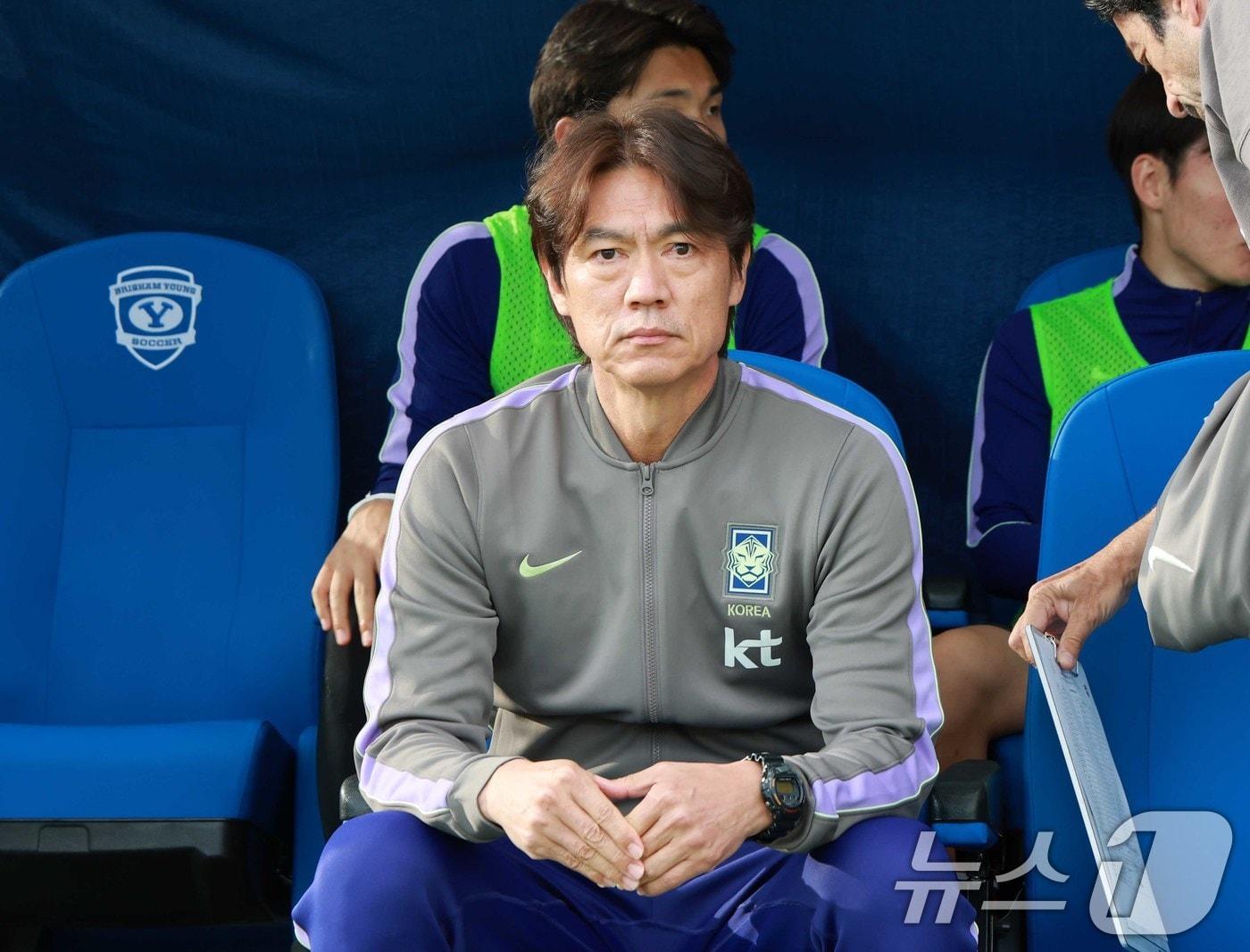본문 이미지 - 홍명보 대한민국 축구대표팀 감독2026.5.31 ⓒ 뉴스1 임세영 기자