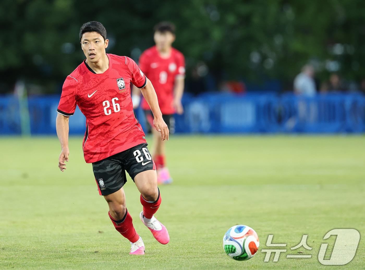 본문 이미지 - 축구 국가대표 공격수 황희찬. 2026.5.31 ⓒ 뉴스1 임세영 기자