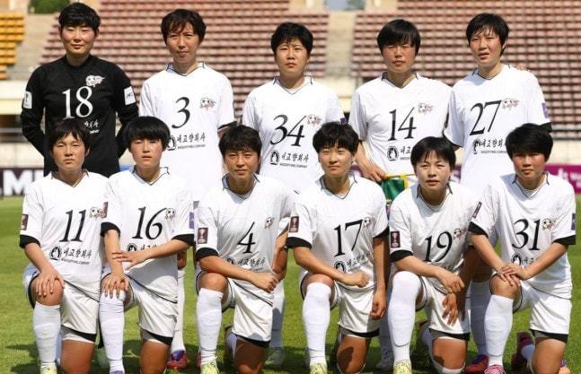 본문 이미지 - 수원을 방문할 예정인 북한 여자축구팀 내고향여자축구단. (AFC 제공)