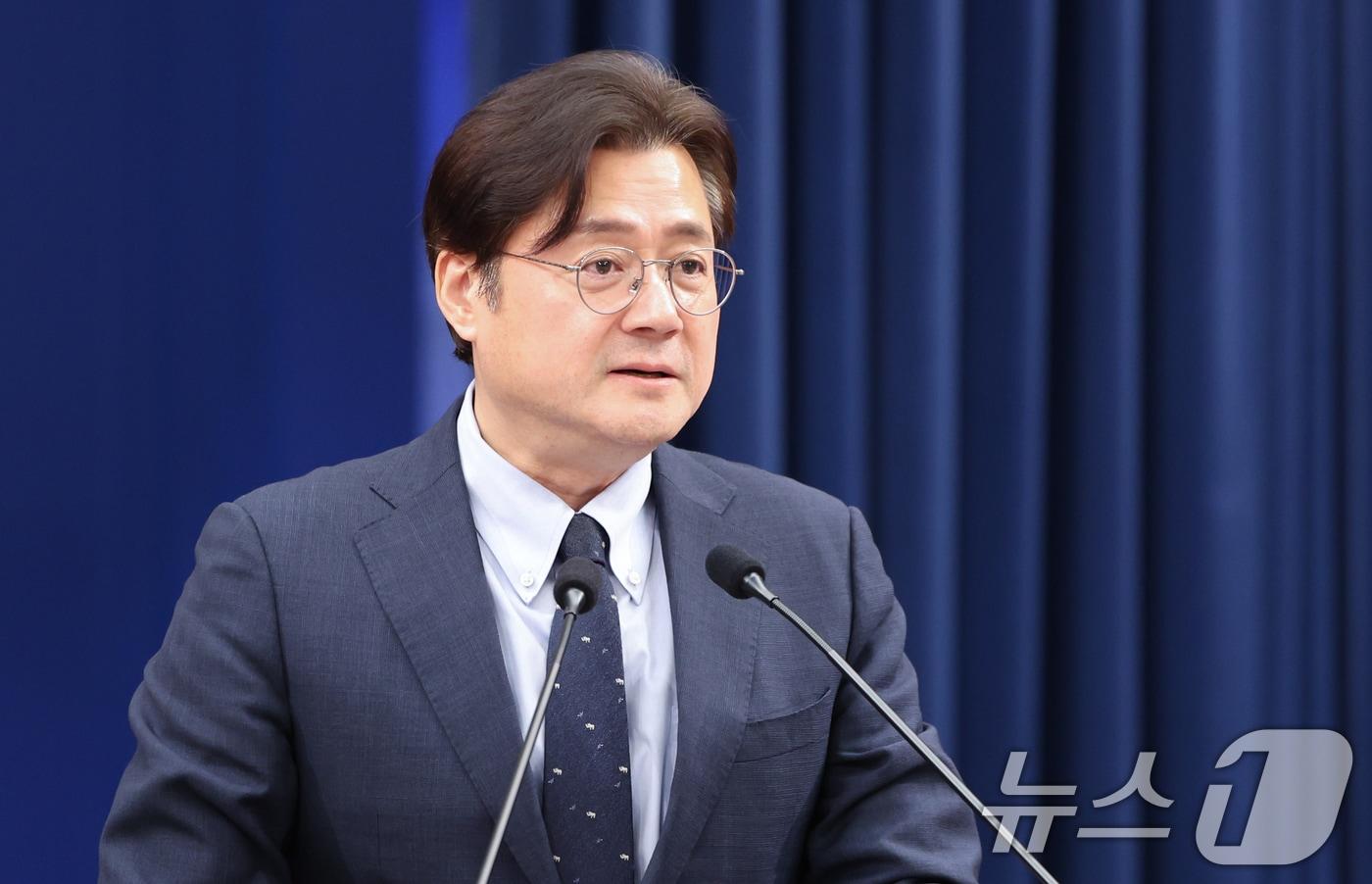 본문 이미지 - 홍익표 청와대 정무수석. 2026.5.4 ⓒ 뉴스1 허경 기자