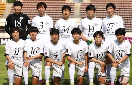 본문 이미지 - 수원을 방문할 예정인 북한 여자축구팀 내고향여자축구단. (AFC 제공)