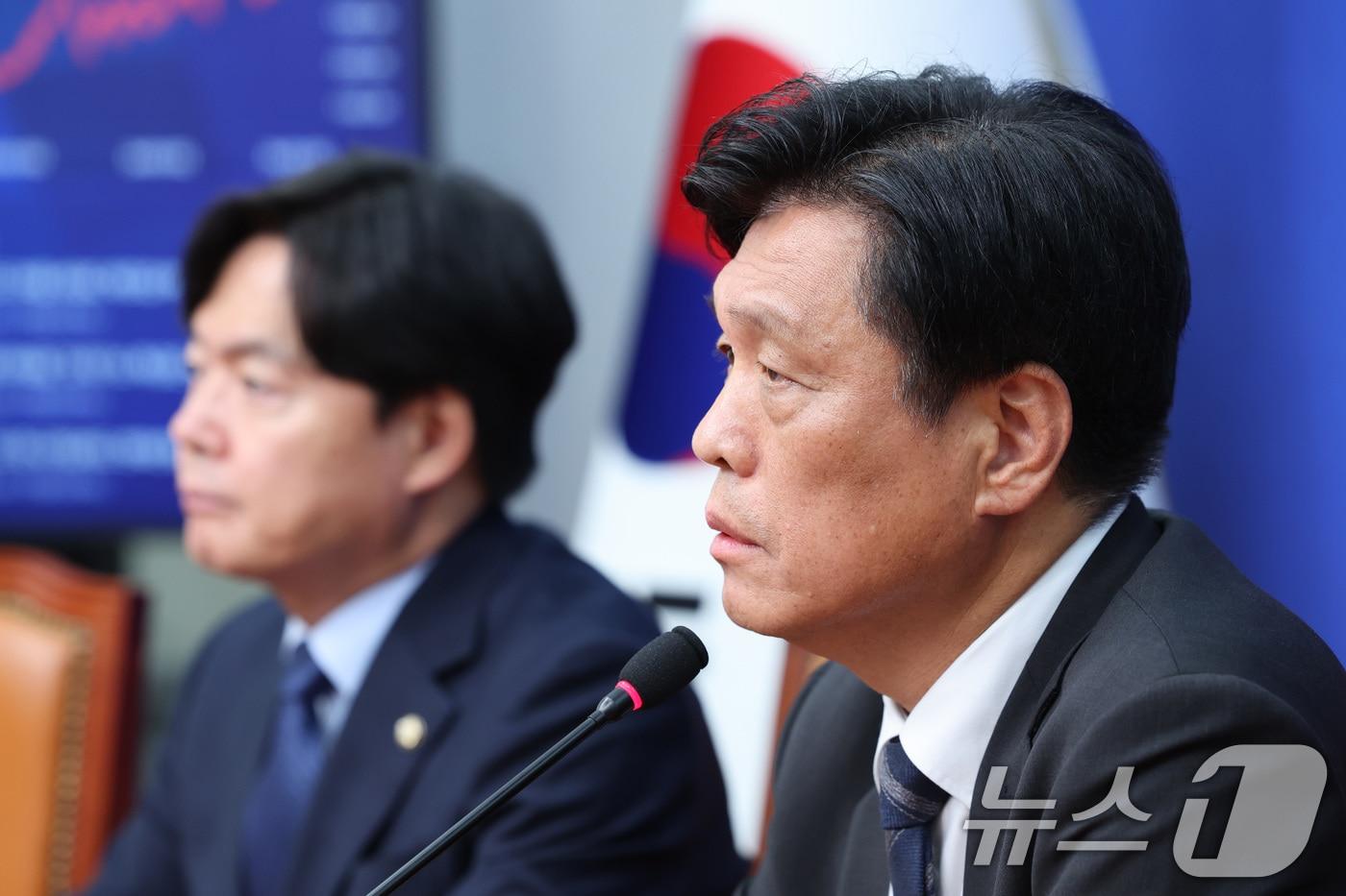 본문 이미지 - 조승래 더불어민주당 사무총장 2026.5.4 ⓒ 뉴스1 신웅수 기자