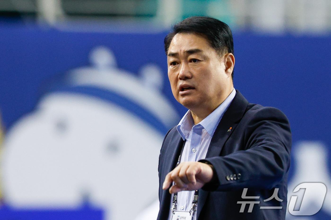 본문 이미지 - 이계청 여자핸드볼 대표팀 감독 2026.5.4 ⓒ 뉴스1 안은나 기자