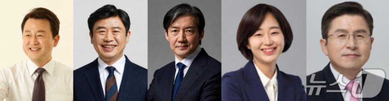 본문 이미지 -  경기 평택을 국회의원 보궐선거에 출마한 김용남 더불어민주당 후보(왼쪽부터), 유의동 국민의힘 후보, 조국 조국혁신당 후보 김재연 진보당 후보, 황교안 자유와혁신 후보. (각 캠프 제공. 재판매 및 DB 금지) 2026.5.5/뉴스1