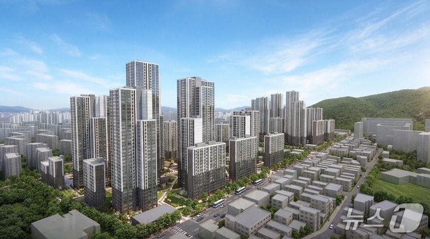 본문 이미지 -  상계보람 아파트 예상 조감도 (서울시 제공) 뉴스1 ⓒ News1 